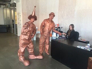 Promo Clown Living Statues Street Performer Leicestershire