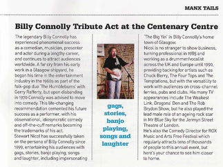 Promo Seeing Double (A Tribute to Billy Connolly) Lookalike Fife