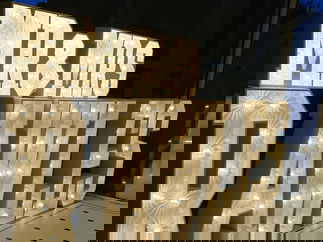 Promo Let There Be Light Light Up Letters & Love Signs Essex