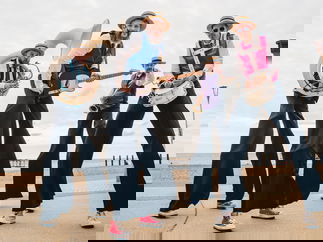 Promo The Ten Foot Troubadours Stilt Walking Band East Sussex