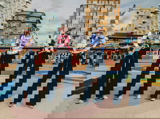 Promo The Ten Foot Troubadours Stilt Walking Band East Sussex