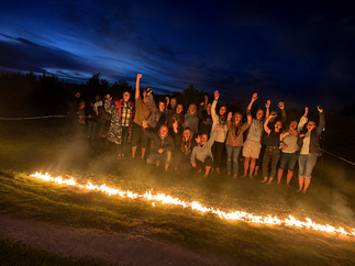 Promo Firewalk Team Challenge Team Building Activity London