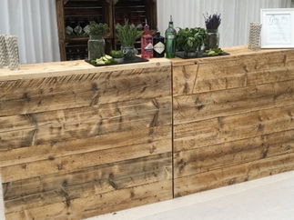 Promo The Rustic Wooden Bar Mobile Bar Derbyshire