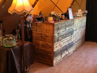 Promo The Rustic Wooden Bar Mobile Bar Derbyshire
