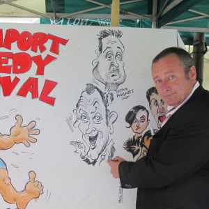 Promo Tims Cracking Caricatures  Cheshire