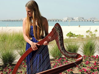 Promo T L Harp Harpist Edinburgh