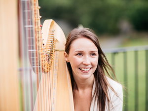 Elegant Harp Harpist Manchester