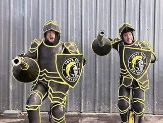 Promo Unicycling Knights Street Performer Devon