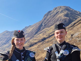 Promo Drums and Pipes Piper Edinburgh