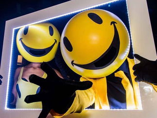 Promo Walkabout Emoji Heads Costume Character Kent