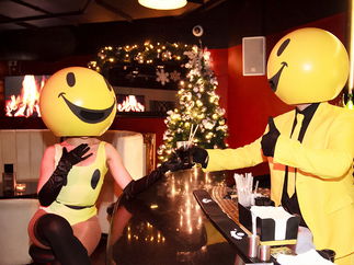 Promo Walkabout Emoji Heads Costume Character Kent