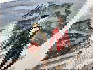 Promo Whimsical Wedding Guest Illustrator Caricaturist Oxfordshire