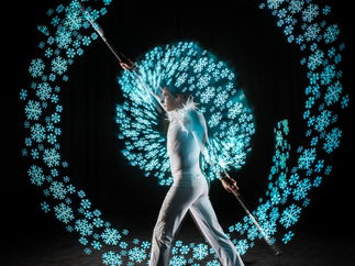 Promo Winter LED Dancers LED Acrobatic Dancers London