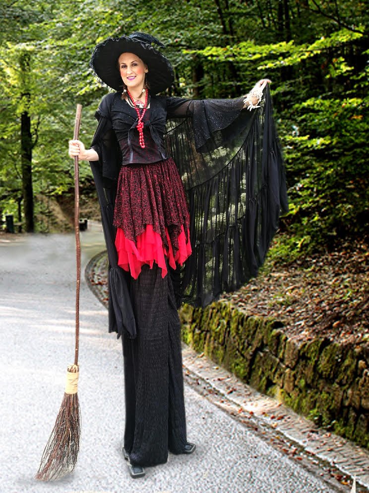 Promo Halloween Stilt Walkers Street Performer Leicestershire