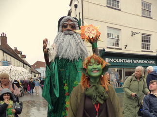 Promo Wizard Walkabout Puppet Street Performer East Yorkshire