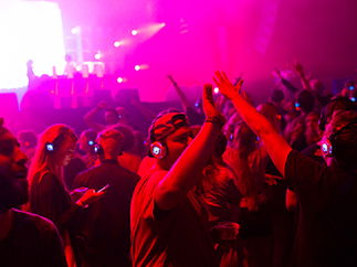 Promo Purple Silent Disco Silent Disco Torfaen