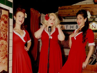 Promo Festive Follies Vintage Christmas Trio London