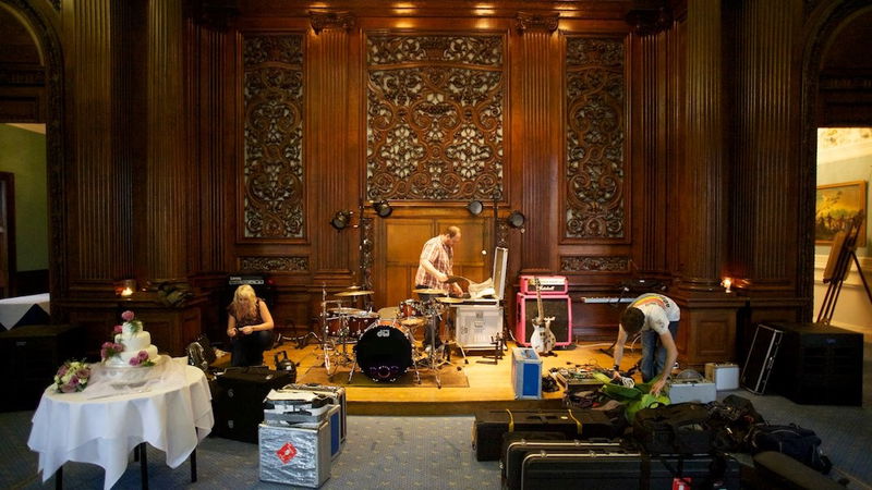 3 Mile Smile setting up at Swinfen Hall