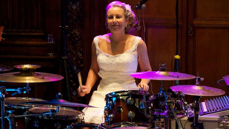 Kerry the bride's drum solo
