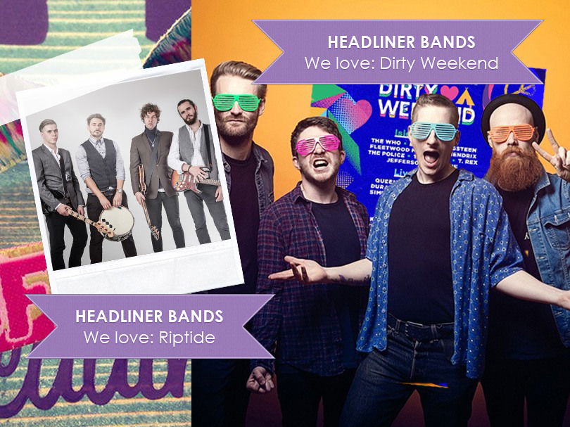 Evening wedding party music & entertainment ideas for a Boho/Festival themed wedding