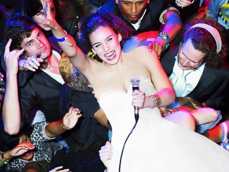 Crowd Surfing Brides