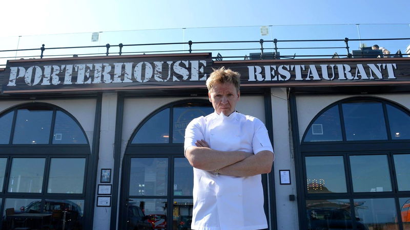 Gordon Ramsay Lookalike at Porterhouse Restaurant