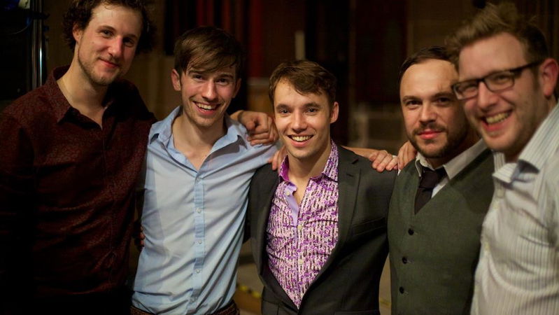 Michael Pickering (Robin) & Hipster at the Batman Live After Party