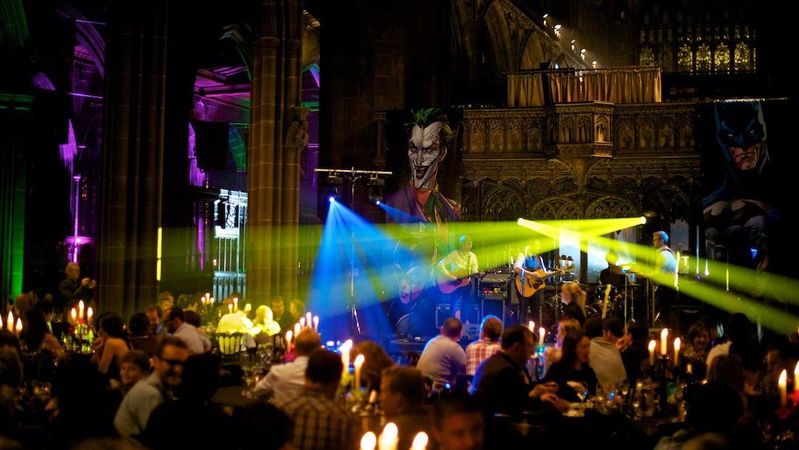 Hipster at Batman Live After Party