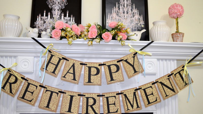 Happy Retirement Banner