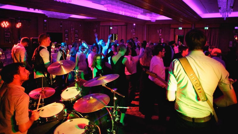 Live Wires band at the Ocado Summer Ball