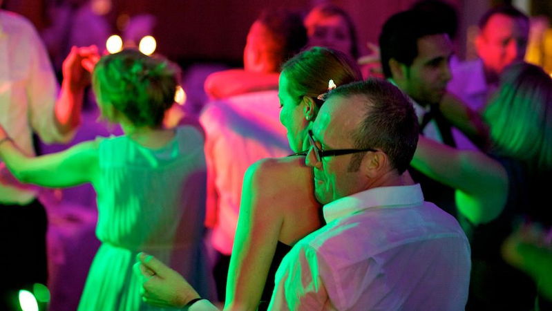 Dancing at the Ocado Summer Ball