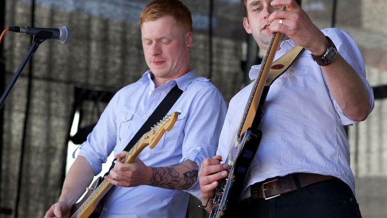 Live Wires: Matt & John rocking the Ocado summer party