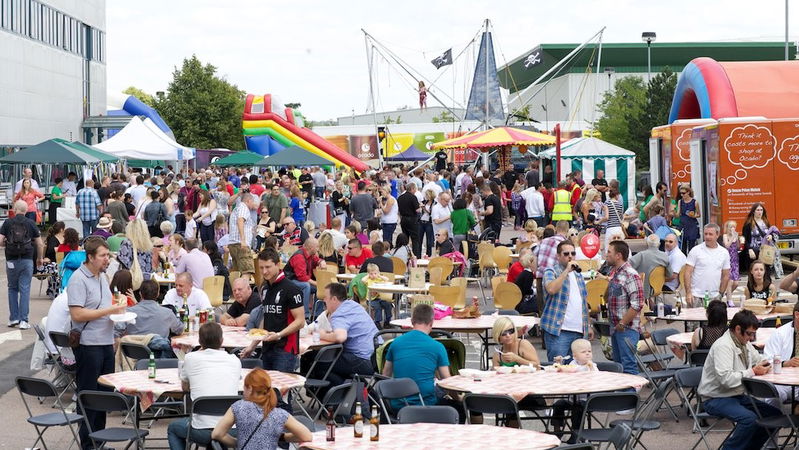 Ocado Summer Party crowd