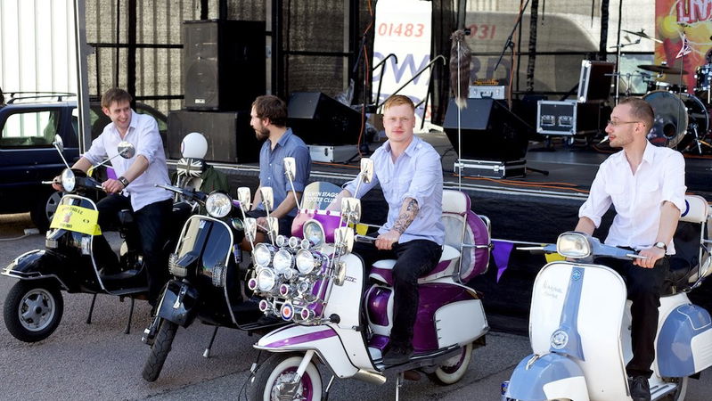 Live Wires on scooters