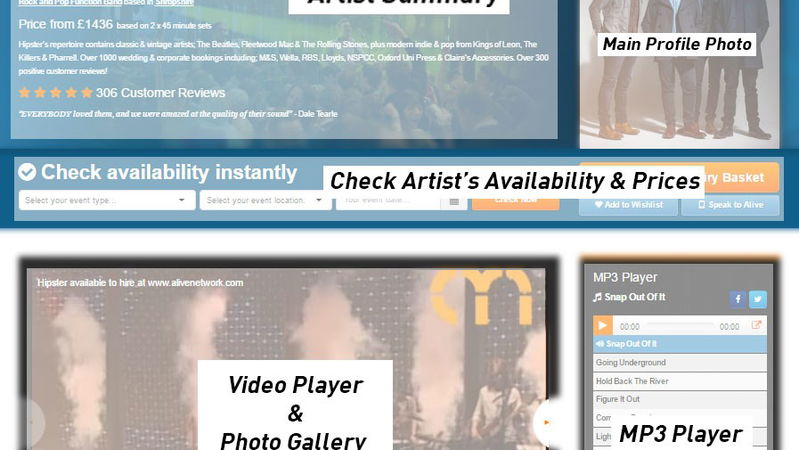 How To Book A Band Walkthrough 1