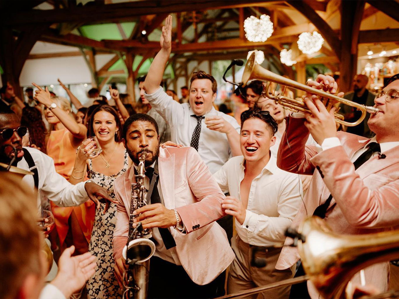Booking a professional wedding band through a reputable agency is the safest option