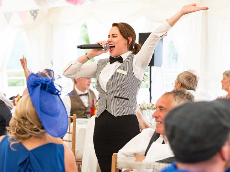singing waiters wedding | surprise wedding singers