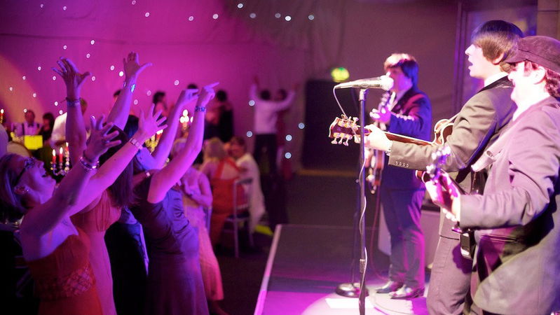 With The Beatles entertaining at Spalding Midsummer Ball