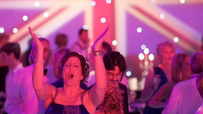 Having fun at Spalding Midsummer Ball