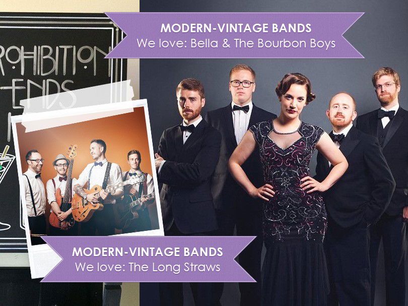 Music and entertainment ideas for a vintage evening wedding party