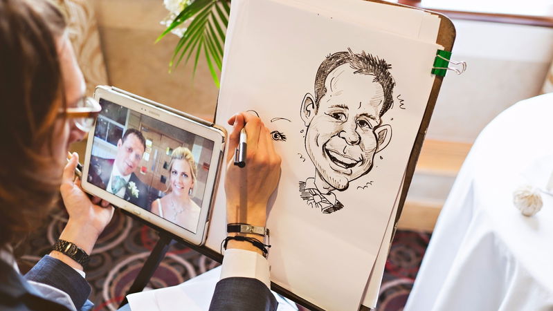 caricaturist for hire
